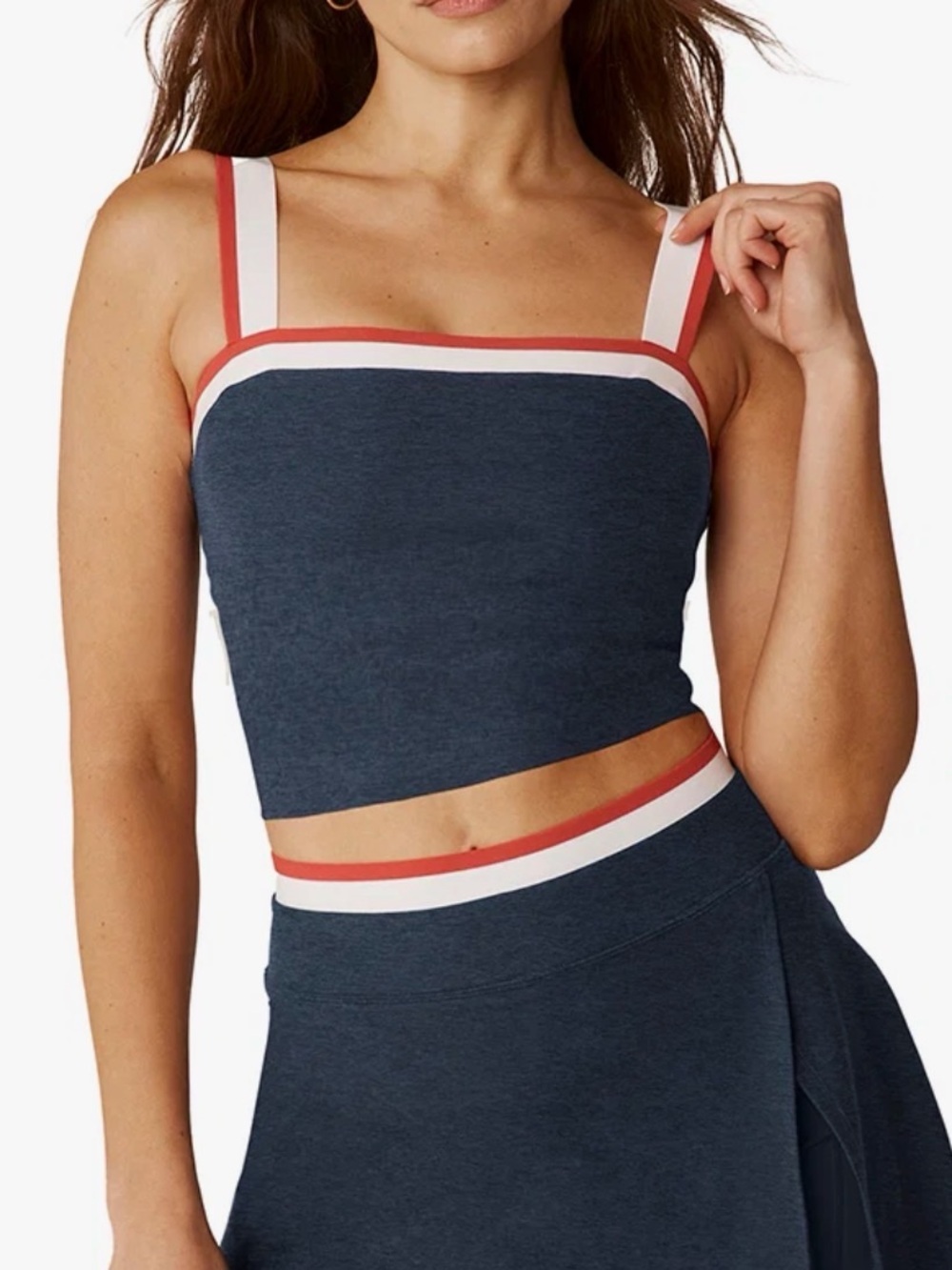 Beyond Yoga See You There Cropped Tank ~ size L